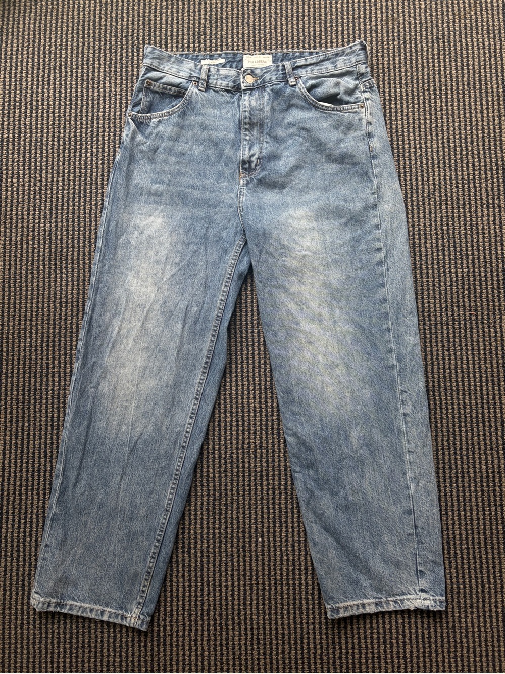 Pull&Bear Light Blue Relaxed Fit Jeans 38